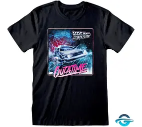 Back to the Future Back to the Future - Outa Time Neon - T-Shirt Back to the Future Back to the Future - Outa Time Neon - T-Shirt