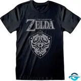 Zelda Zelda - Distressed Shield - T-Shirt Zelda Zelda - Distressed Shield - T-Shirt