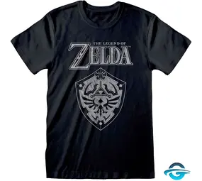 Zelda Zelda - Distressed Shield - T-Shirt Zelda Zelda - Distressed Shield - T-Shirt
