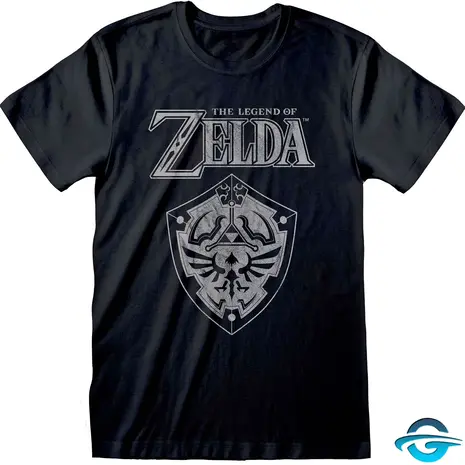 Zelda Zelda - Distressed Shield - T-Shirt Zelda Zelda - Distressed Shield - T-Shirt
