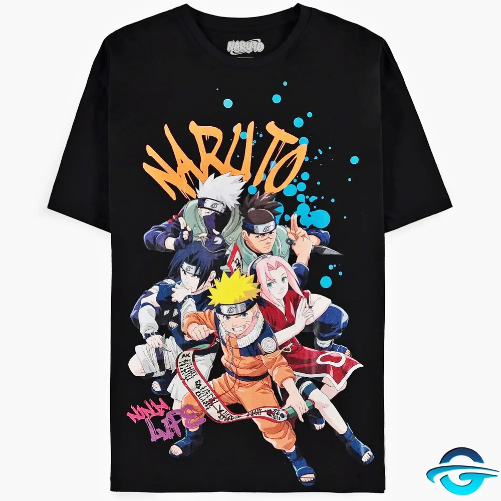 Naruto Naruto - Team - Men's Loose Fit Short Sleeved - T-Shirt