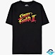Street Fighter Street Fighter II - Men's Short Sleeved Black - T-Shirt Street Fighter Street Fighter II - Men's Short Sleeved Black - T-Shirt