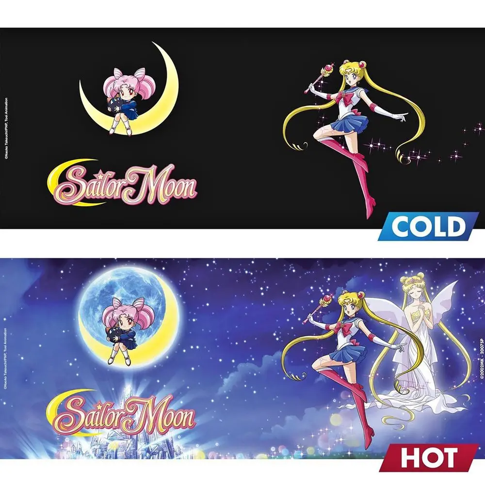 Sailor Moon Sailor Moon - King Size - Sailor & Chibi - Thermoeffekt Farbwechsel - Tasse - 460ml