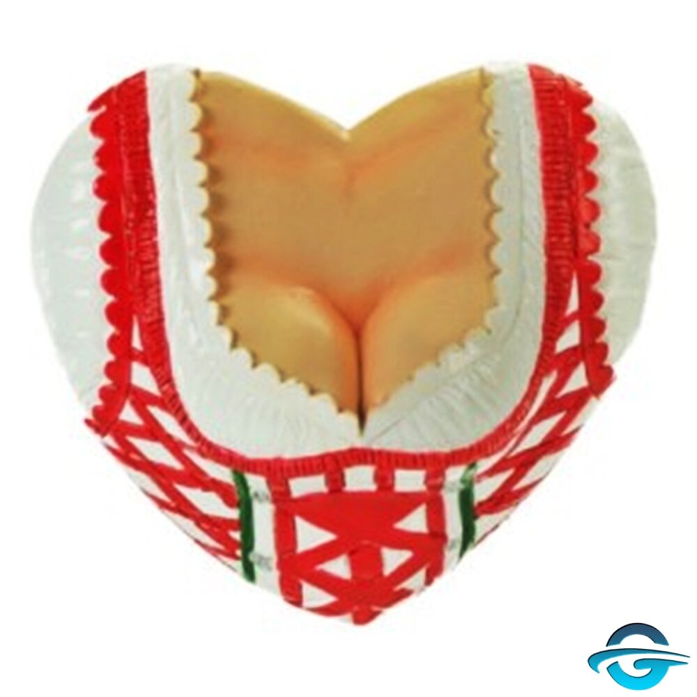 Creation Gross Creation Gross - Herz mit Trachtendekolleté aus Poly - Rot - 3D Magnet - 2 x 6 cm Creation Gross Creation Gross - Herz mit Trachtendekolleté aus Poly - Rot - 3D Magnet - 2 x 6 cm