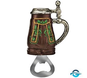 Creation Gross Kapselheber mit Lederhose aus Poly - 3D Magnet - 6 x 3 x 12 cm