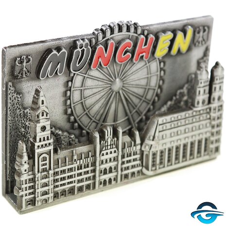 Creation Gross Creation Gross - München mit Oktoberfest Hintergrund - 3D Magnet - 7 x 4 cm Creation Gross Creation Gross - München mit Oktoberfest Hintergrund - 3D Magnet - 7 x 4 cm