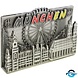 Creation Gross Creation Gross - München mit Oktoberfest Hintergrund - 3D Magnet - 7 x 4 cm Creation Gross Creation Gross - München mit Oktoberfest Hintergrund - 3D Magnet - 7 x 4 cm