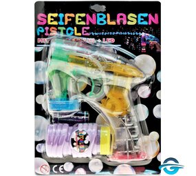 Amscan LED Seifenblasenpistole inkl. Seifenwasserkartusche - Batteriebetrieben
