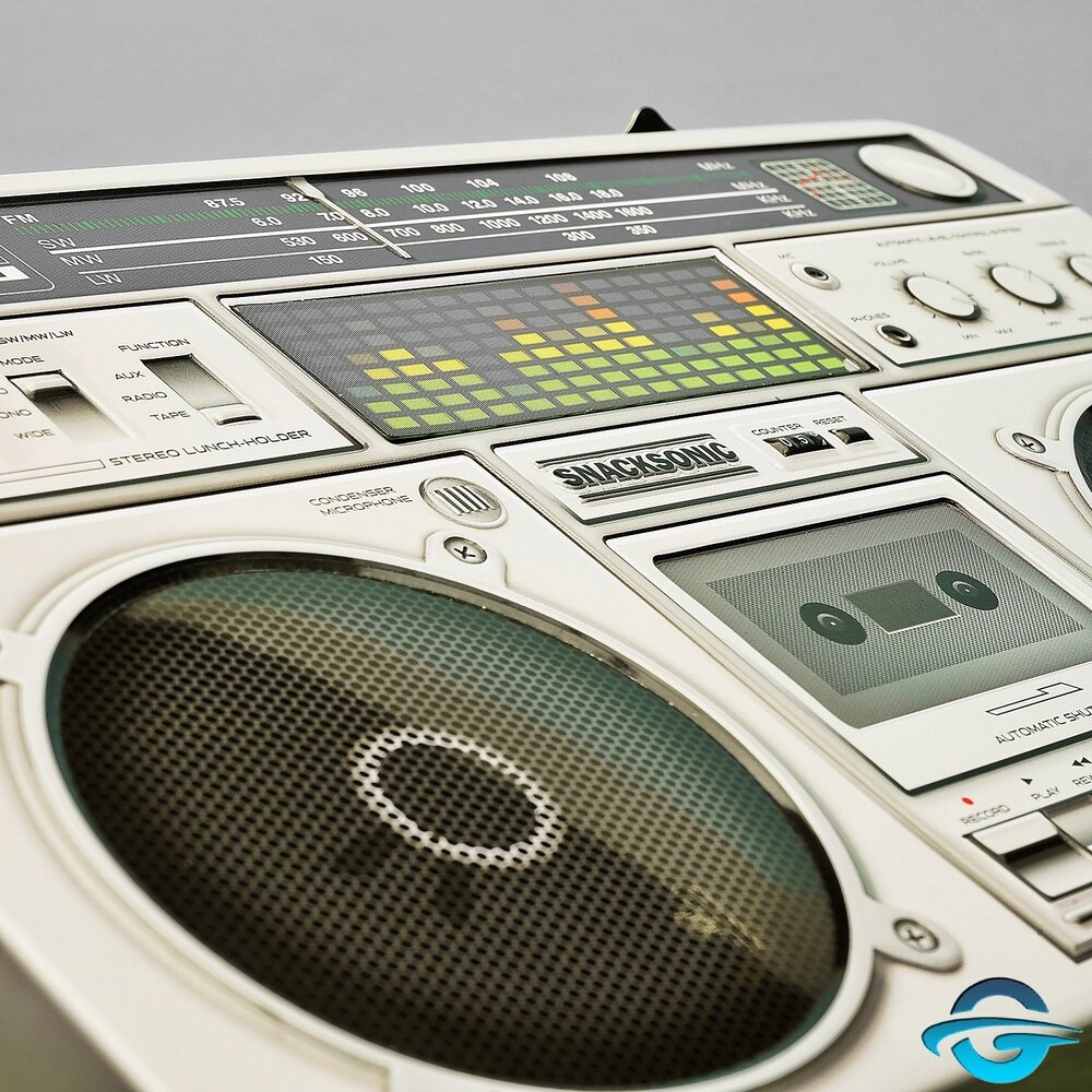 Suck UK Suck UK - Boom Box - Metall - 3D Lunchbox / Brotzeitbox Suck UK Suck UK - Boom Box - Metall - 3D Lunchbox / Brotzeitbox