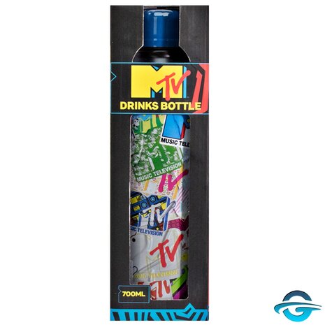 MAGS Mags - MTV Music - Trinkflasche / Wasserflasche - Thermoflasche - Edelstahl - 700 ml MAGS Mags - MTV Music - Trinkflasche / Wasserflasche - Thermoflasche - Edelstahl - 700 ml