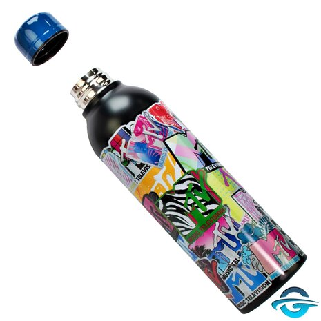 MAGS Mags - MTV Music - Trinkflasche / Wasserflasche - Thermoflasche - Edelstahl - 700 ml MAGS Mags - MTV Music - Trinkflasche / Wasserflasche - Thermoflasche - Edelstahl - 700 ml