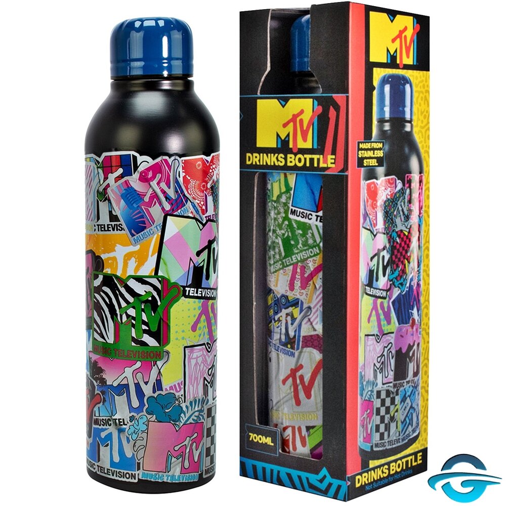 MAGS Mags - MTV Music - Trinkflasche / Wasserflasche - Thermoflasche - Edelstahl - 700 ml MAGS Mags - MTV Music - Trinkflasche / Wasserflasche - Thermoflasche - Edelstahl - 700 ml