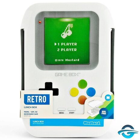 Suck UK Suck UK - Retro Game Box - Lunchbox / Brotzeitdose Suck UK Suck UK - Retro Game Box - Lunchbox / Brotzeitdose