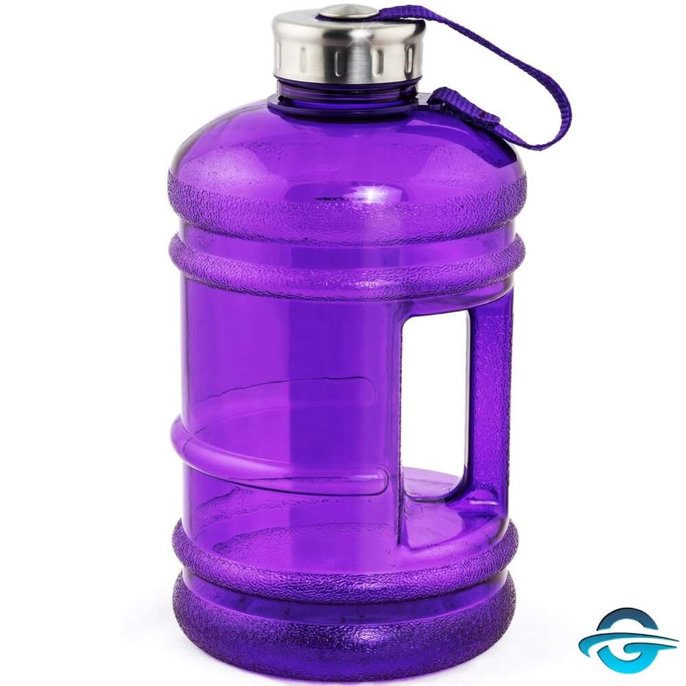 MAGS Mags - Sportflasche XXL inkl. Griff - Purple - 27cm - 2200ml MAGS Mags - Sportflasche XXL inkl. Griff - Purple - 27cm - 2200ml