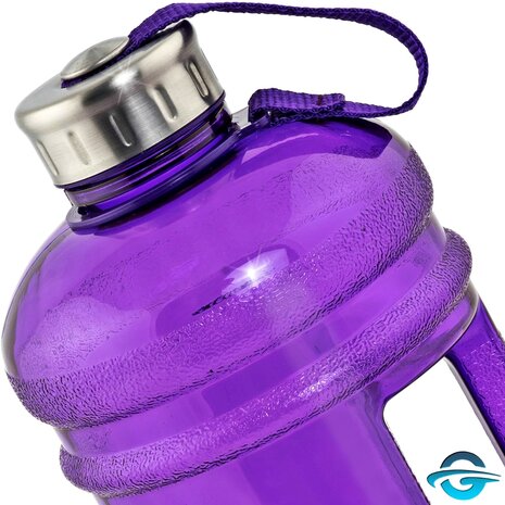 MAGS Mags - Sportflasche XXL inkl. Griff - Purple - 27cm - 2200ml MAGS Mags - Sportflasche XXL inkl. Griff - Purple - 27cm - 2200ml