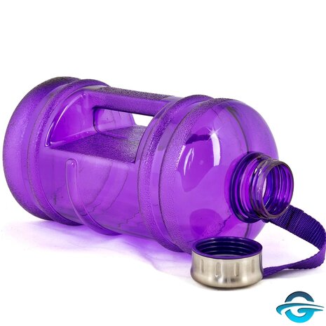 MAGS Mags - Sportflasche XXL inkl. Griff - Purple - 27cm - 2200ml MAGS Mags - Sportflasche XXL inkl. Griff - Purple - 27cm - 2200ml
