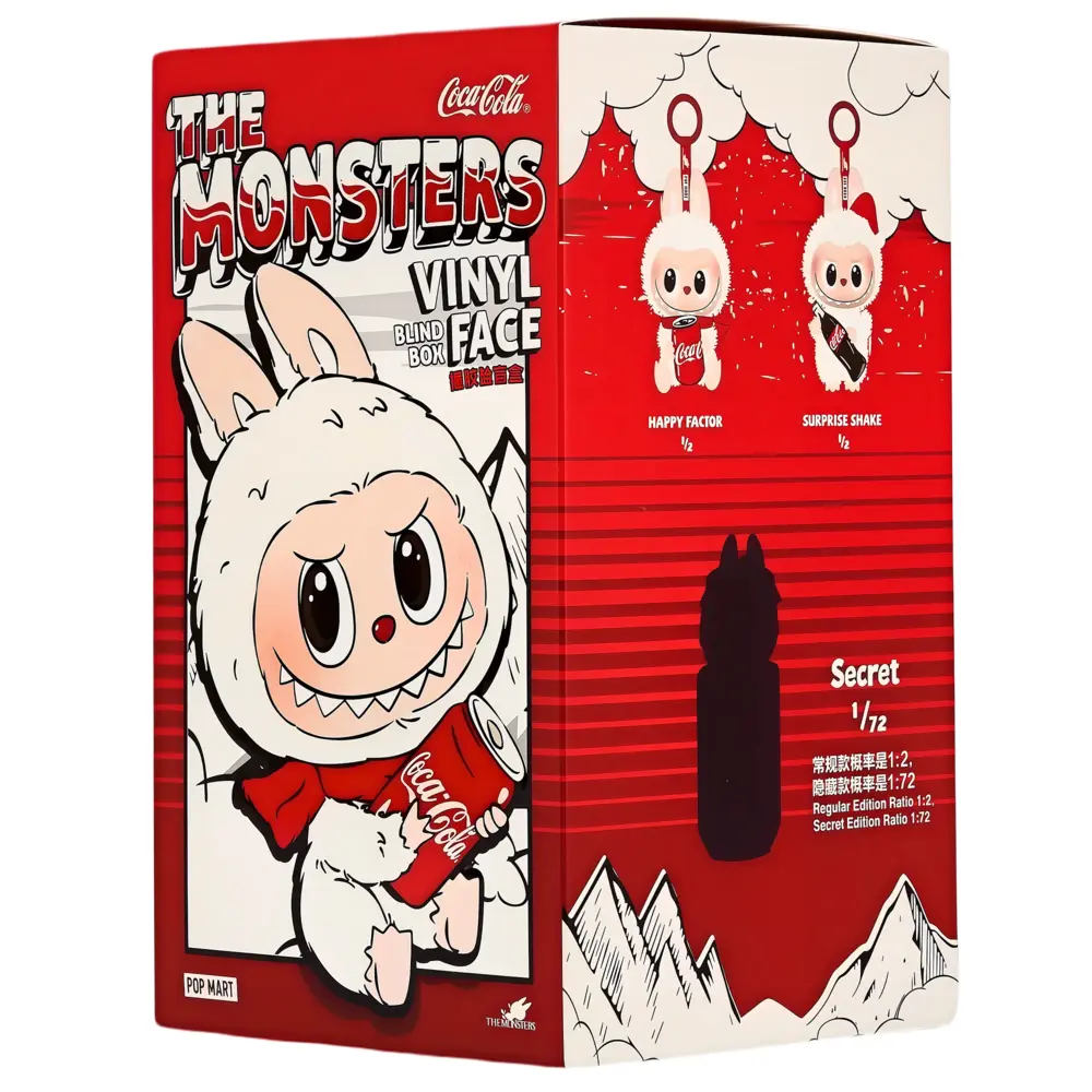 POP MART POP MART Labubu Coca Cola Plüsch-Anhänger Mystery Blind Box (Original mit QR-Verifizierung)