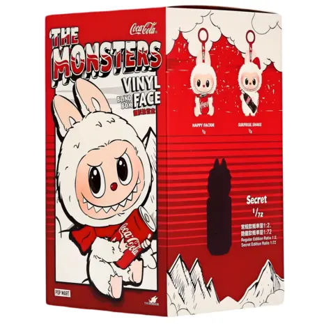 POP MART POP MART Labubu Coca Cola Plüsch-Anhänger Mystery Blind Box (Original mit QR-Verifizierung)