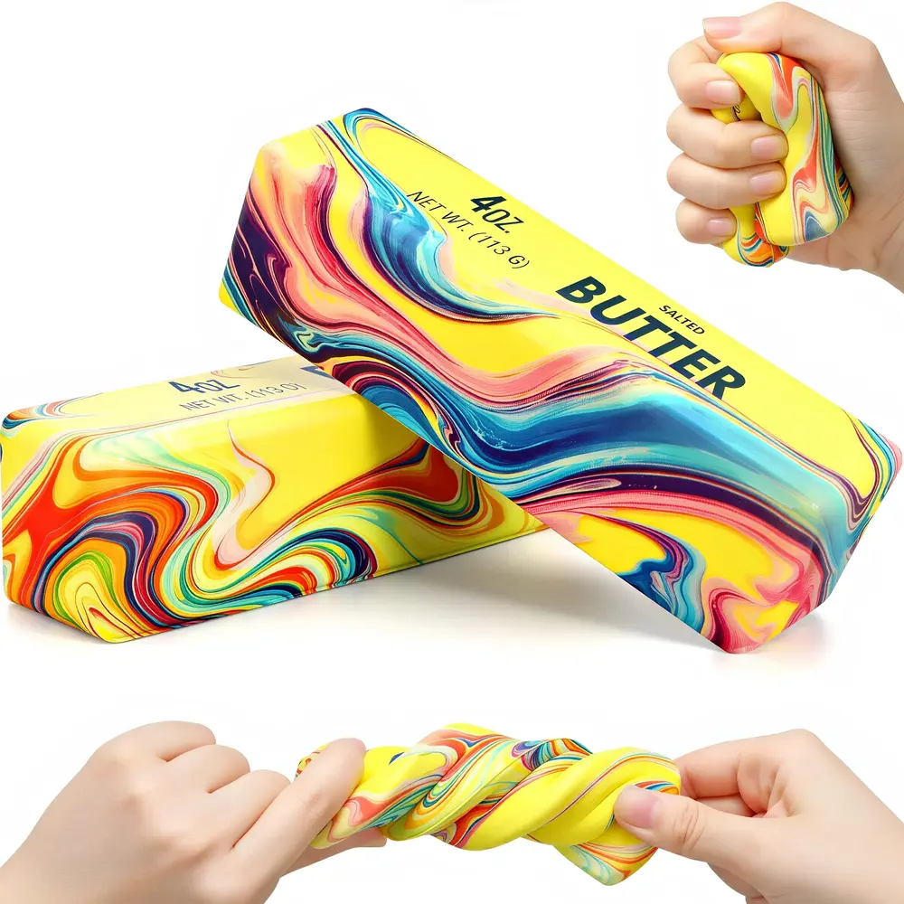 W&Q Anti-Stress Tie-Dye Butter Squishy – Slow-Rising Fidget Toy & TikTok Trend (13 cm) W&Q Anti-Stress Tie-Dye Butter Squishy – Slow-Rising Fidget Toy & TikTok Trend (13 cm)