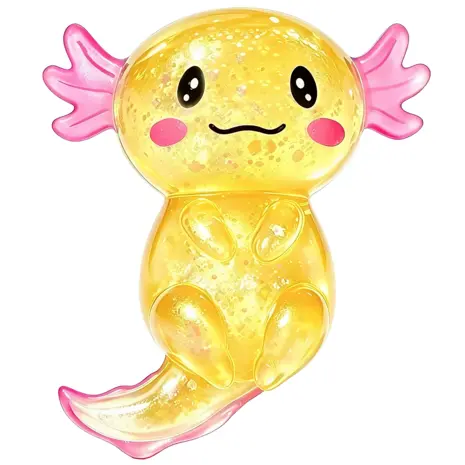 Puckator Anti-Stress Stretchies Axolotl Squishy Yellow – Fidget Toy Glitzer Quetschtier & Knautschspielzeug TikTok Trend (9 cm) Puckator Anti-Stress Stretchies Axolotl Squishy Yellow – Fidget Toy Glitzer Quetschtier & Knautschspielzeug TikTok Trend (9 cm)