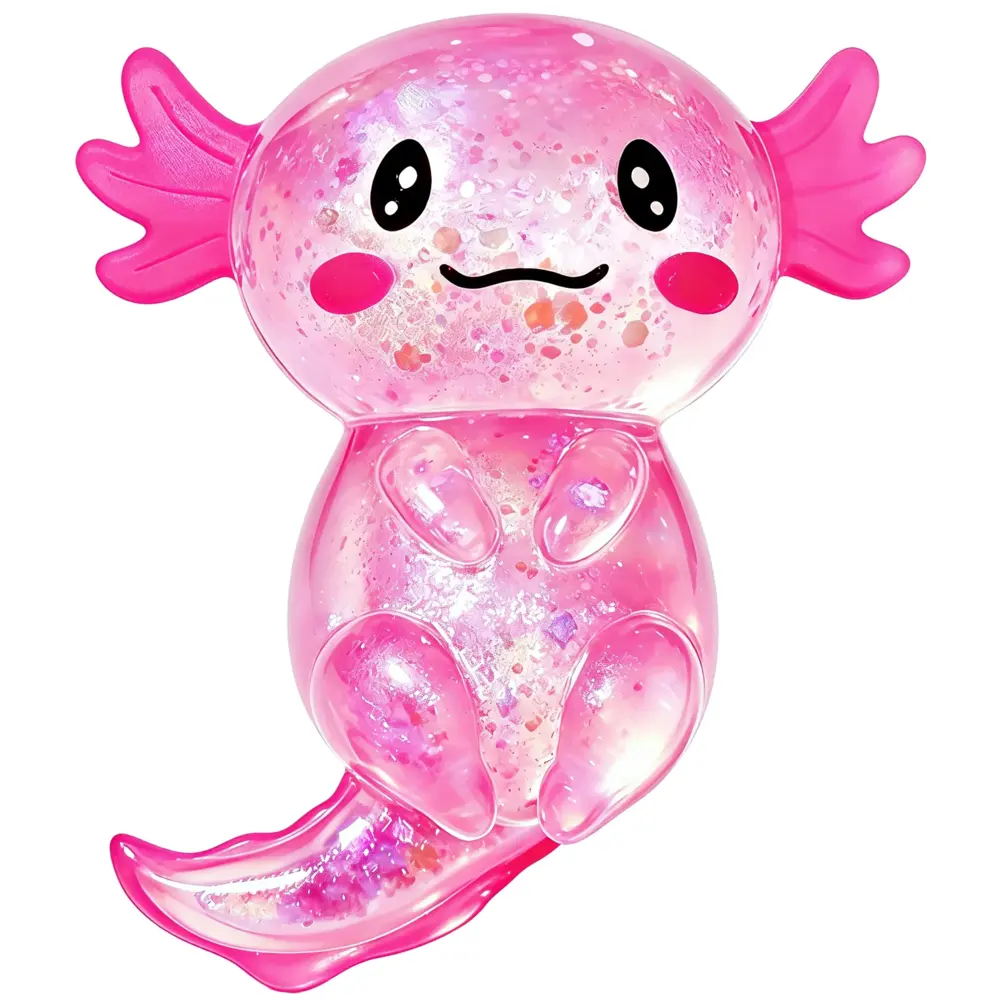 Puckator Anti-Stress Stretchies Axolotl Squishy Pink – Fidget Toy Glitzer Quetschtier & Knautschspielzeug TikTok Trend (9 cm) Puckator Anti-Stress Stretchies Axolotl Squishy Pink – Fidget Toy Glitzer Quetschtier & Knautschspielzeug TikTok Trend (9 cm)