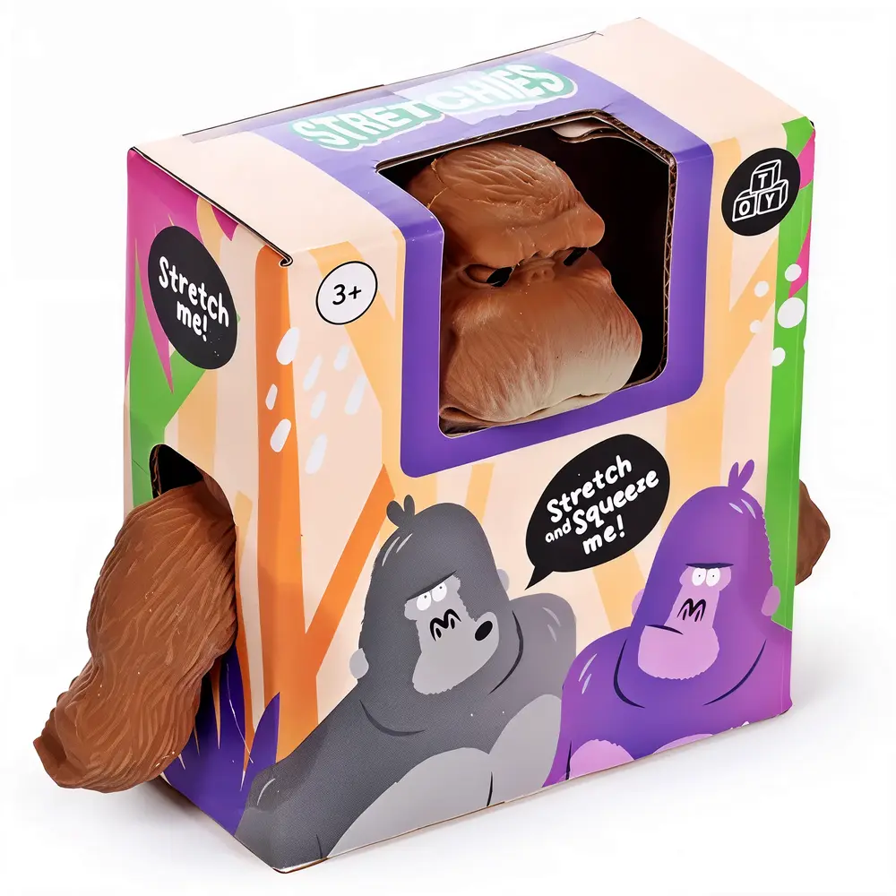 Puckator Anti-Stress Stretchies Gorilla Braun – Fidget Toy Dehnbares Quetschspielzeug & Knautschtier TikTok Trend (9,5 cm) Puckator Anti-Stress Stretchies Gorilla Braun – Fidget Toy Dehnbares Quetschspielzeug & Knautschtier TikTok Trend (9,5 cm)