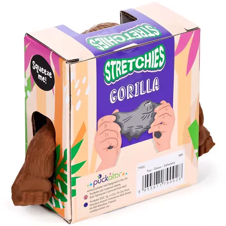 Puckator Anti-Stress Stretchies Gorilla Grau – Fidget Toy Dehnbares Quetschspielzeug & Knautschtier TikTok Trend (9,5 cm) Puckator Anti-Stress Stretchies Gorilla Grau – Fidget Toy Dehnbares Quetschspielzeug & Knautschtier TikTok Trend (9,5 cm)