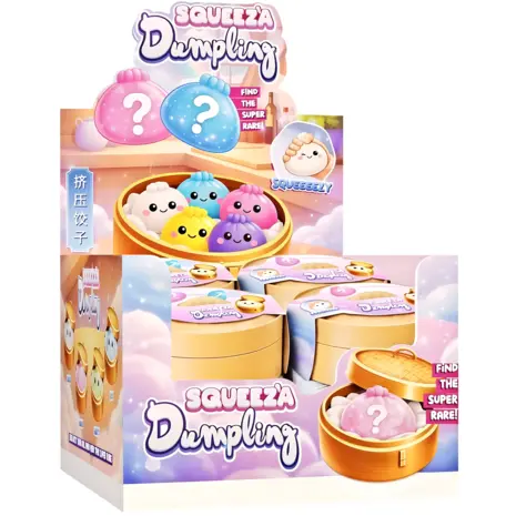 JoyToy Squeez'a XXL Dumpling Squishy - Fidget Toy Mystery Blind Box TikTok Trend (10 cm) JoyToy Squeez'a XXL Dumpling Squishy - Fidget Toy Mystery Blind Box TikTok Trend (10 cm)