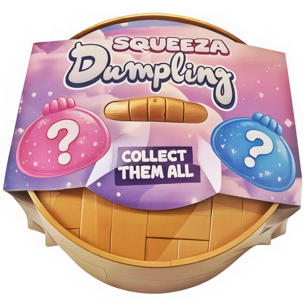 JoyToy Squeez'a XXL Dumpling Squishy - Fidget Toy Mystery Blind Box TikTok Trend (10 cm) JoyToy Squeez'a XXL Dumpling Squishy - Fidget Toy Mystery Blind Box TikTok Trend (10 cm)
