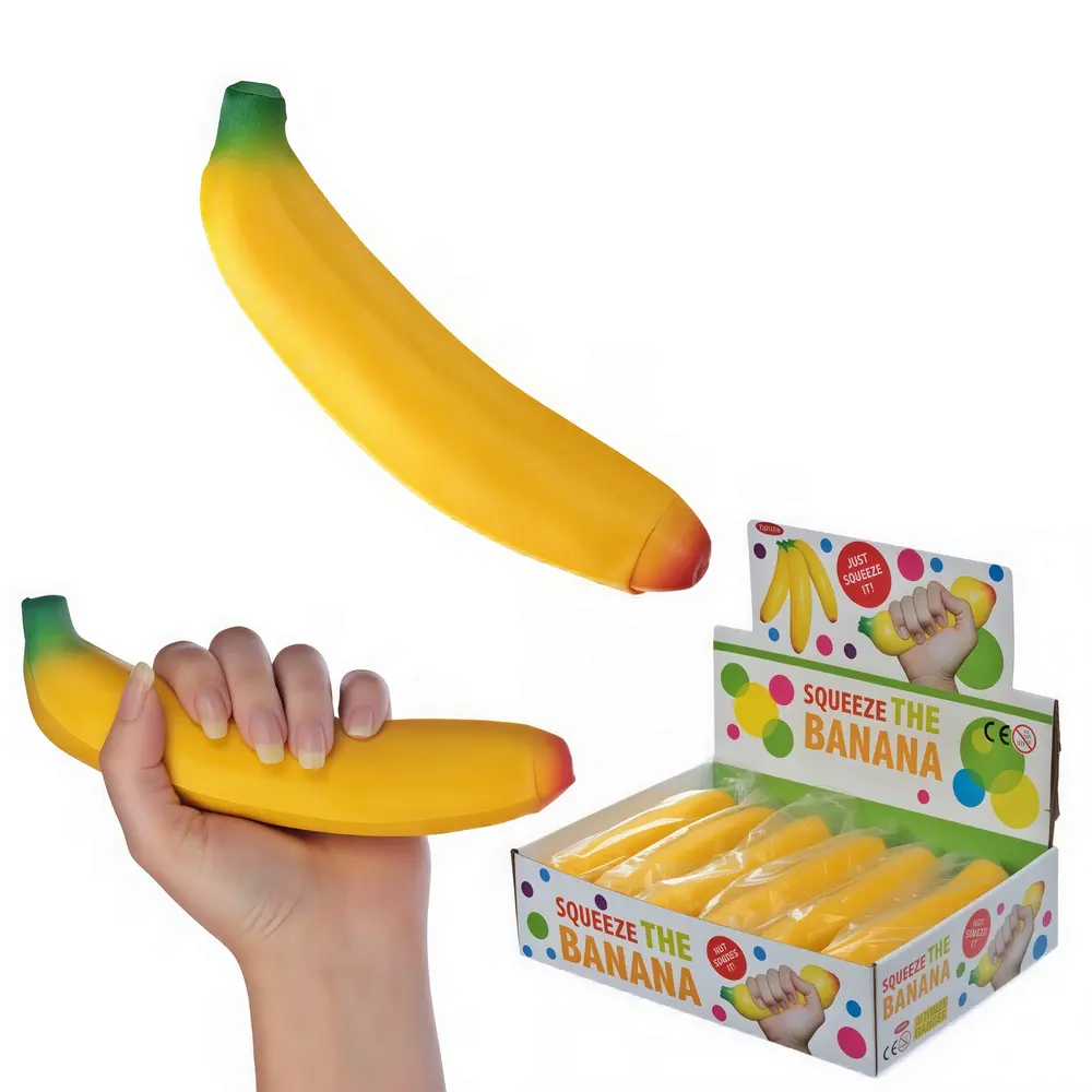 Puckator Anti-Stress Stretchy Banana Squishy – Elastische & dehnbare Quetsch-Banane Fidget Toy TikTok Trend (17 cm) Puckator Anti-Stress Stretchy Banana Squishy – Elastische & dehnbare Quetsch-Banane Fidget Toy TikTok Trend (17 cm)