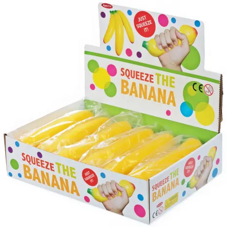 Puckator Anti-Stress Stretchy Banana Squishy – Elastische & dehnbare Quetsch-Banane Fidget Toy TikTok Trend (17 cm) Puckator Anti-Stress Stretchy Banana Squishy – Elastische & dehnbare Quetsch-Banane Fidget Toy TikTok Trend (17 cm)