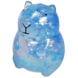 Fun Trading Anti-Stress Capybara Squishy in Blau – Dehnbares Knet- & Quetschtier Spielzeug mit Glitzer (7 cm) - TikTok Trend