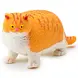 Puckator Anti-Stress Stretch Fat Cat Orange – Dehnbarer Katzen Squishy mit Sand-Füllung Fidget Toy TikTok Trend (10 cm)