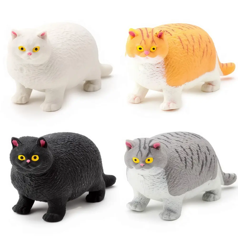 Puckator Anti-Stress Stretch Fat Cat Grey – Dehnbarer Katzen Squishy mit Sand-Füllung Fidget Toy TikTok Trend (10 cm) Puckator Anti-Stress Stretch Fat Cat Grey – Dehnbarer Katzen Squishy mit Sand-Füllung Fidget Toy TikTok Trend (10 cm)