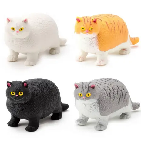 Puckator Anti-Stress Stretch Fat Cat Grey – Dehnbarer Katzen Squishy mit Sand-Füllung Fidget Toy TikTok Trend (10 cm) Puckator Anti-Stress Stretch Fat Cat Grey – Dehnbarer Katzen Squishy mit Sand-Füllung Fidget Toy TikTok Trend (10 cm)
