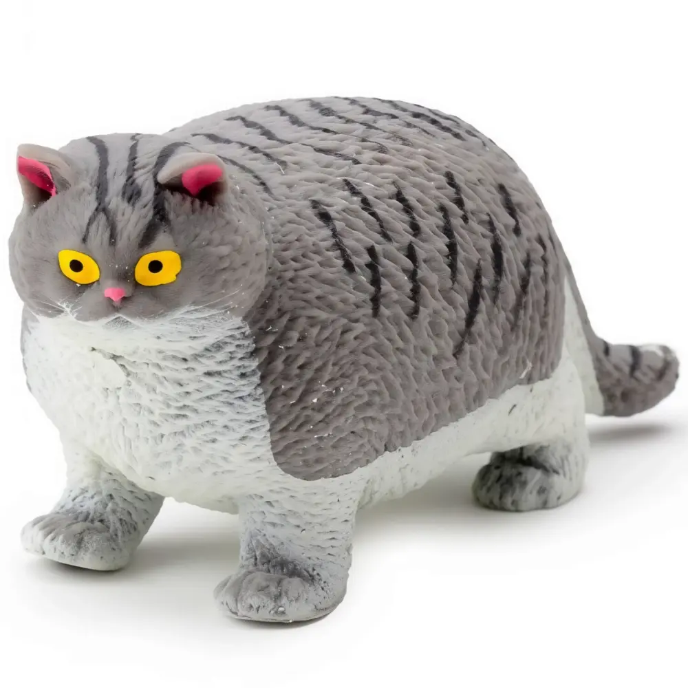 Puckator Anti-Stress Stretch Fat Cat Grey – Dehnbarer Katzen Squishy mit Sand-Füllung Fidget Toy TikTok Trend (10 cm) Puckator Anti-Stress Stretch Fat Cat Grey – Dehnbarer Katzen Squishy mit Sand-Füllung Fidget Toy TikTok Trend (10 cm)