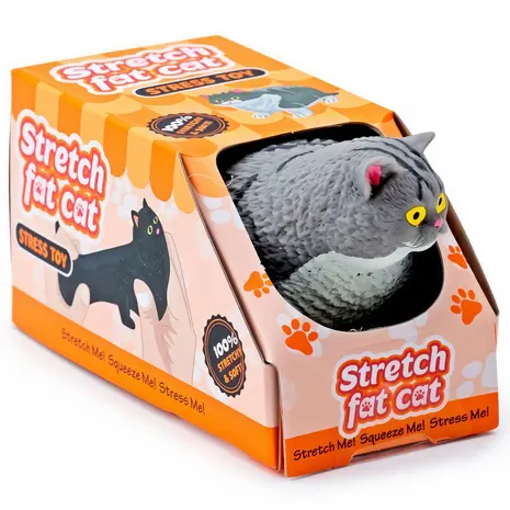 Puckator Anti-Stress Stretch Fat Cat Grey – Dehnbarer Katzen Squishy mit Sand-Füllung Fidget Toy TikTok Trend (10 cm) Puckator Anti-Stress Stretch Fat Cat Grey – Dehnbarer Katzen Squishy mit Sand-Füllung Fidget Toy TikTok Trend (10 cm)
