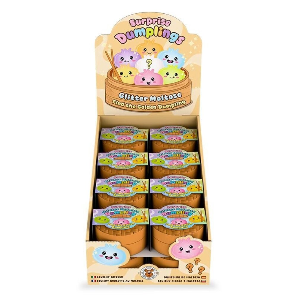 Trendhaus Glitzer-Maltose-Dumpling Squishy - Fidget Toy Mystery Surprise Bambus-Box TikTok Trend (6 cm) Trendhaus Glitzer-Maltose-Dumpling Squishy - Fidget Toy Mystery Surprise Bambus-Box TikTok Trend (6 cm)