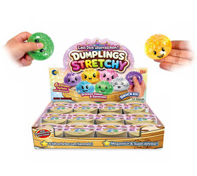 Fun Trading Mystery Glitzer Stretchy Maltose Dumpling Squishy Blind Box (5,3 cm)