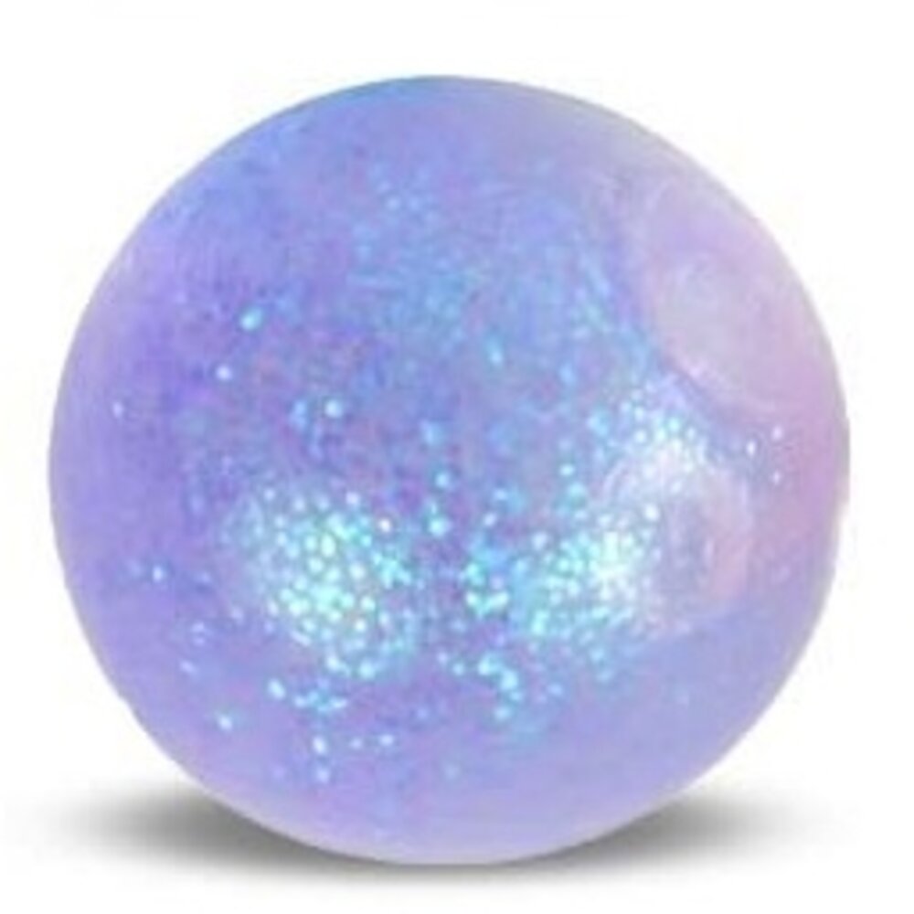 Toi Toys Ice Ball Glitter Sugar Squishy Anti-Stress Maltose Eisball Lila - Fidget Toy Squeeze Ball TikTok Trend (5,5 cm)