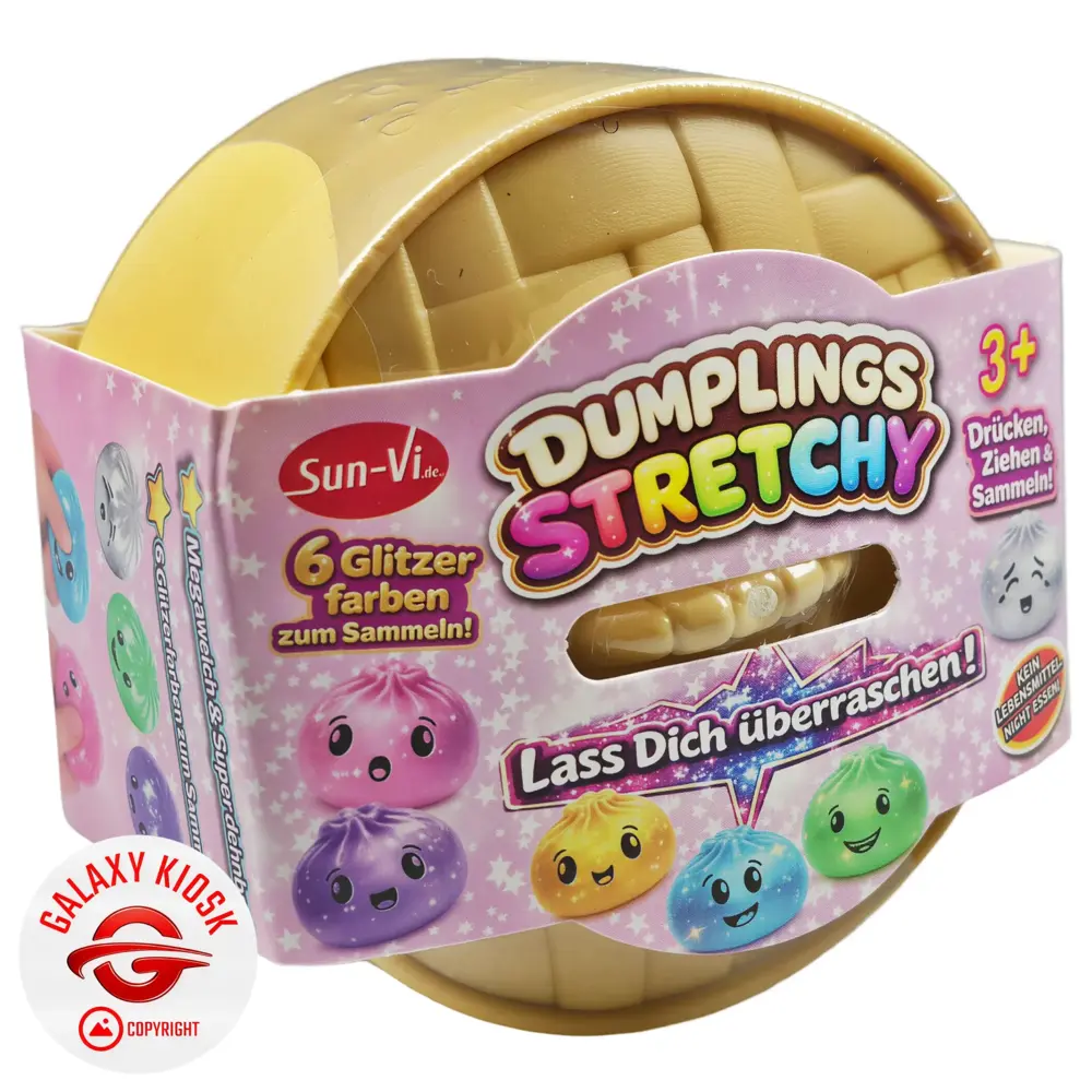 Fun Trading Dumpling Squishy Stretchy Maltose Glitzer - Fidget Toy Mystery Blind Box TikTok Trend (5,3 cm) Fun Trading Dumpling Squishy Stretchy Maltose Glitzer - Fidget Toy Mystery Blind Box TikTok Trend (5,3 cm)