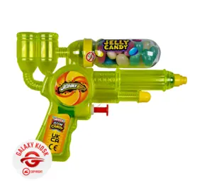 Johny Bee Water Gun Jelly Candy Yellow Green 20 g Johny Bee Water Gun Jelly Candy Yellow Green 20 g