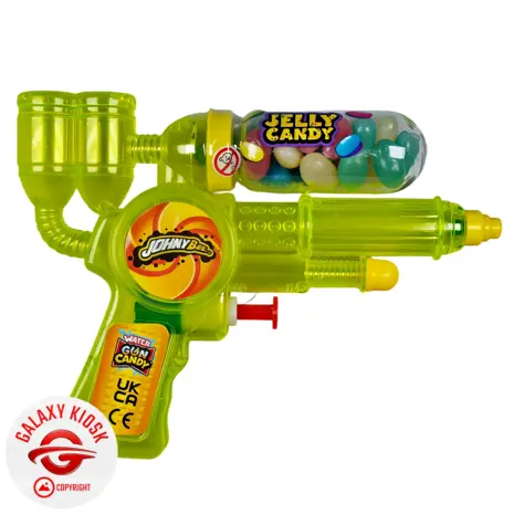 Johny Bee Water Gun Jelly Candy Yellow Green 20g – Wasserpistole mit Süßigkeiten Johny Bee Water Gun Jelly Candy Yellow Green 20g – Wasserpistole mit Süßigkeiten