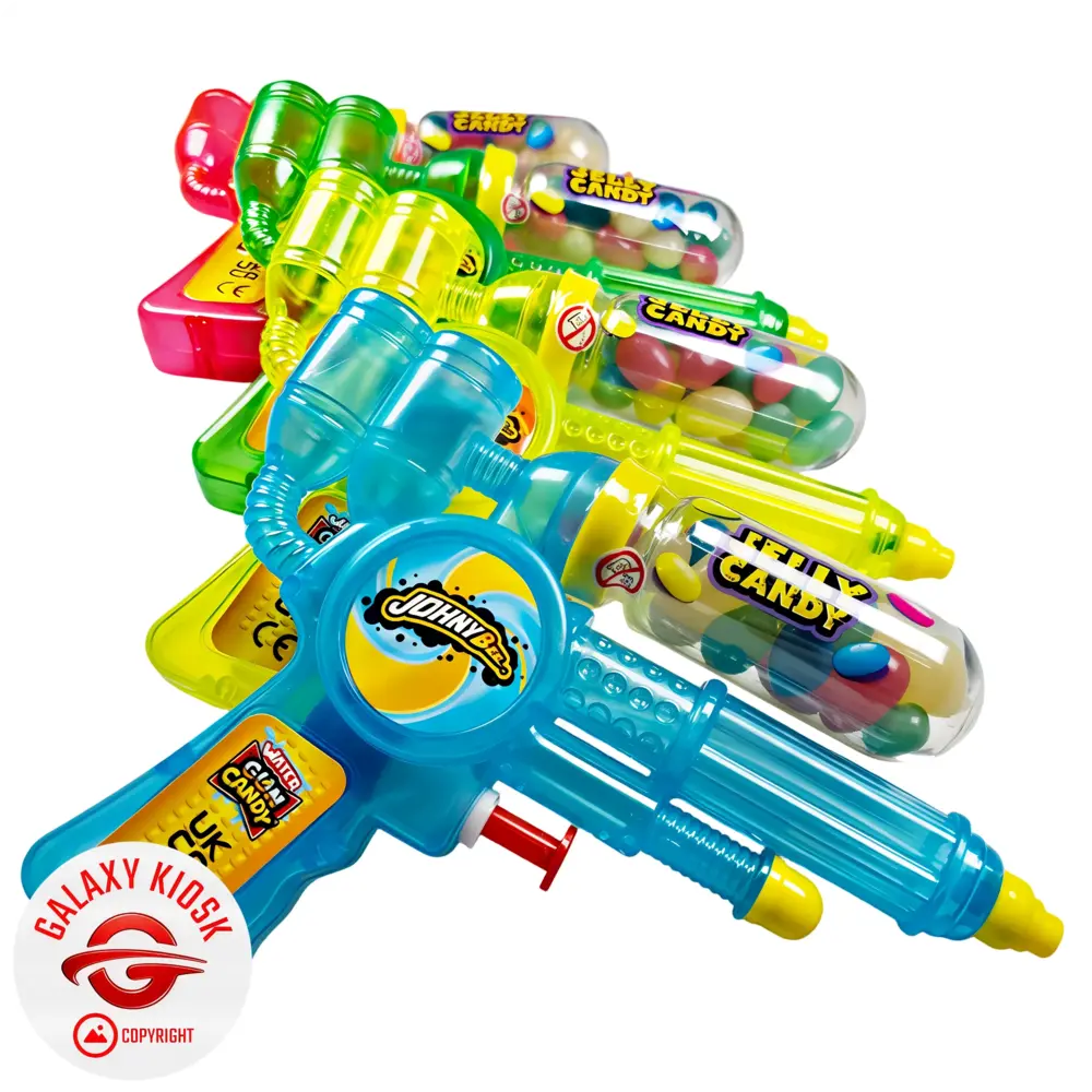 Johny Bee Water Gun Jelly Candy Red 20g – Wasserpistole mit Süßigkeiten