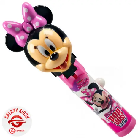 BIP Pop Ups Disney Lollipop Minnie Mouse 10g – Lutscher mit Spielzeug-Schutzhülle
