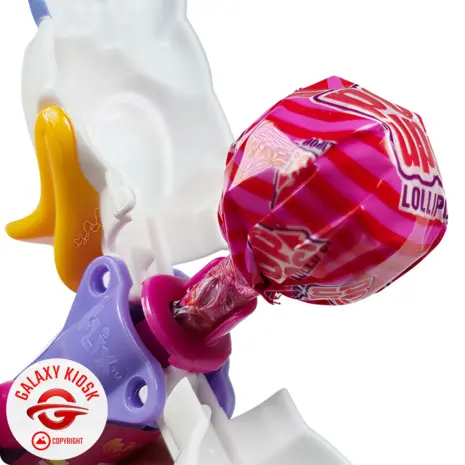 BIP Pop Ups Disney Lollipop Daisy Duck 10g – Lutscher mit Spielzeug-Schutzhülle BIP Pop Ups Disney Lollipop Daisy Duck 10g – Lutscher mit Spielzeug-Schutzhülle
