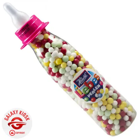Heinerle Heinerle Liebesperlen Babyflasche 75g – Bunte Zucker-Dragees als Babyflasche Spielzeug (1 Stück / Farbe Zufall) Heinerle Heinerle Liebesperlen Babyflasche 75g – Bunte Zucker-Dragees als Babyflasche Spielzeug (1 Stück / Farbe Zufall)