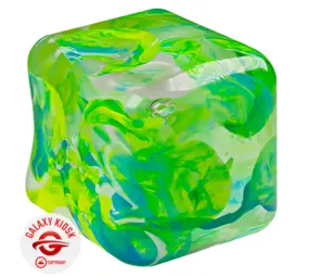 Fun Trading Squishy Ice Cube Maltose Würfel Grün (6 cm)