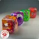 Fun Trading Squishy Ice Cube Maltose Würfel Lila 6 cm – TikTok Anti-Stress Spielzeug