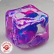 Fun Trading Squishy Ice Cube Maltose Würfel Lila 6 cm – TikTok Anti-Stress Spielzeug